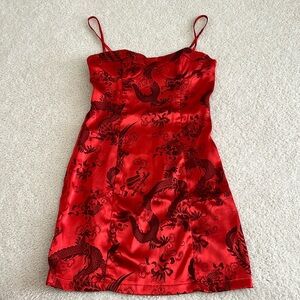 Princess Polly Red Mini Dress Size 2